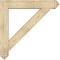 Ekena Millwork Traditional Arts and Crafts Rough Sawn Bracket w/ Offset Brace, Douglas Fir, 8"W x 44"D x 44"H BKT0806X44X44TRA03RDF - alternate 3
